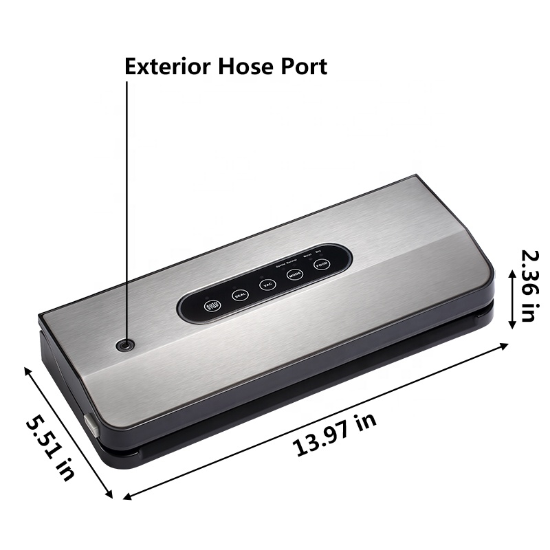 2 1 Electric Stainless Steel V - Food Vacuum Sealer Machine ulasan dan harga
