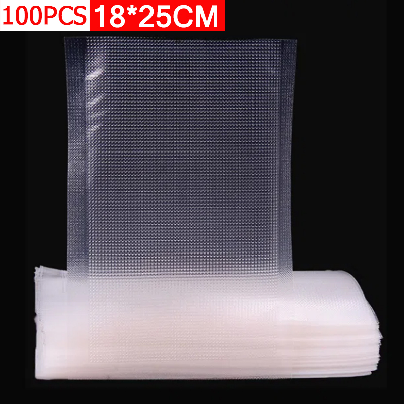 100PCS Vacuum Bag 18x25cm Vacu - Food Vacuum Sealer Machine ulasan dan harga